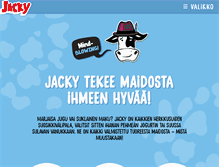 Tablet Screenshot of jacky.fi